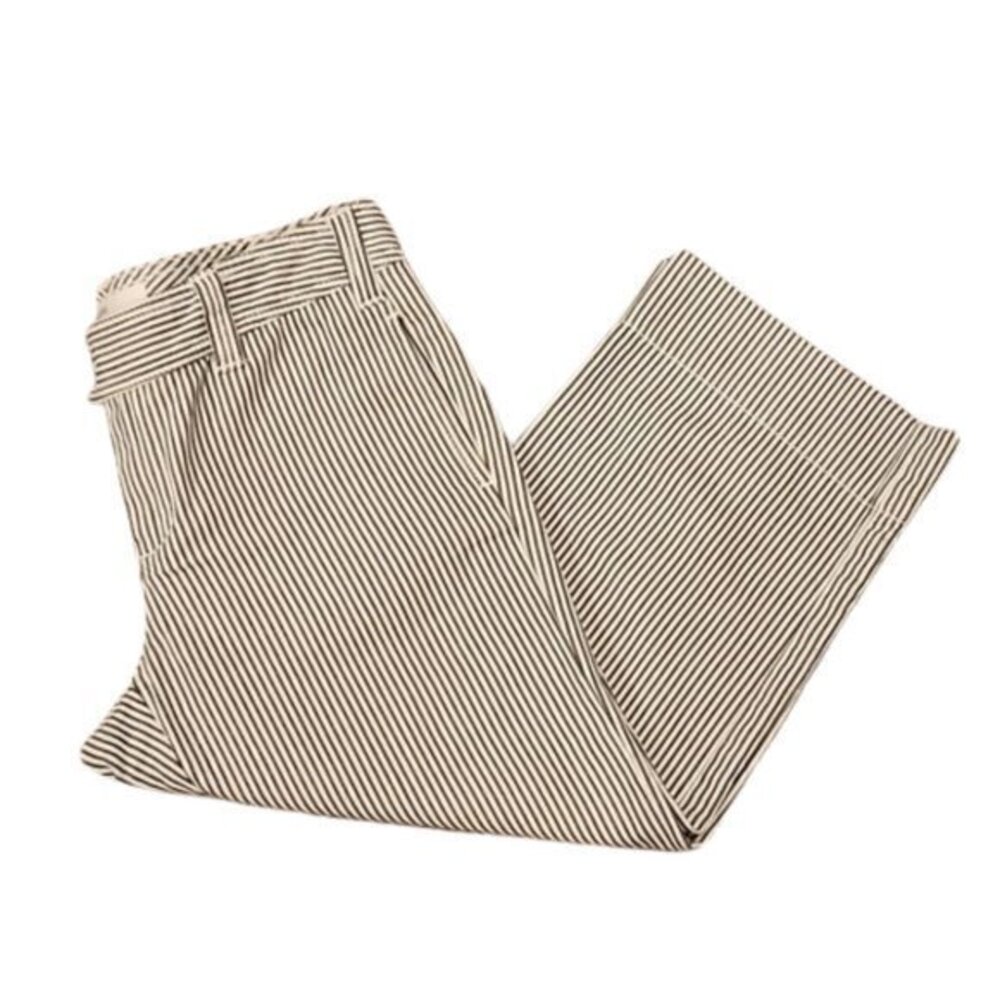 [Gap] Mid Rise Striped Wide Leg Capris - Size 4